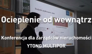 Harmonogram konferencji "Poprawa parametrów energetycznych obiektów dzięki ocieplaniu od wewnątrz"